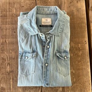 Scotch and Soda Denim Button Down Shirt